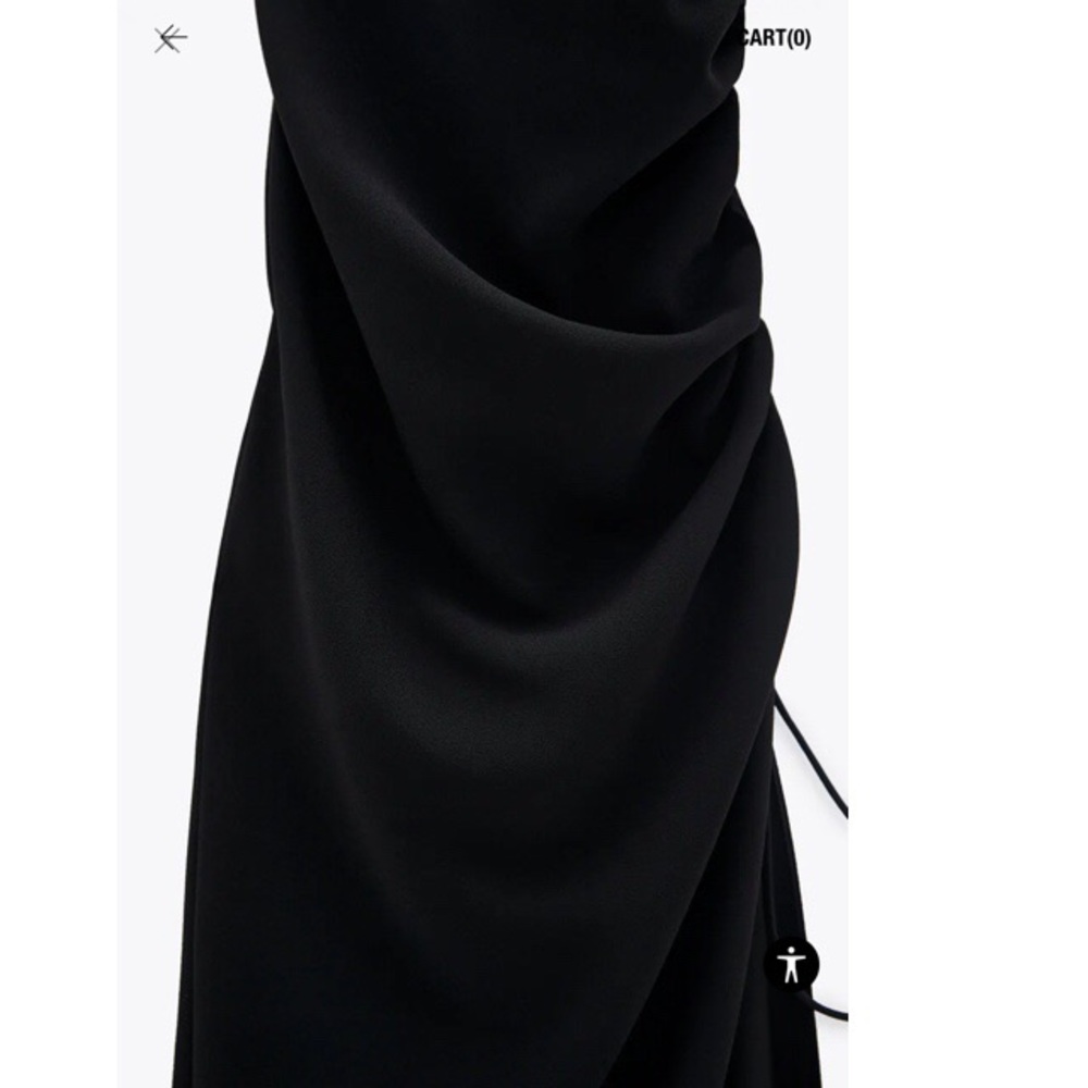 ZARA Draped Dress - Picture 3 of 7